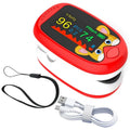 USB Pediatric Oximeter Finger Blood Oxygen Monitor for Children Pulse Oximeter OLED Digital Oximetro Home Medical Thermometer