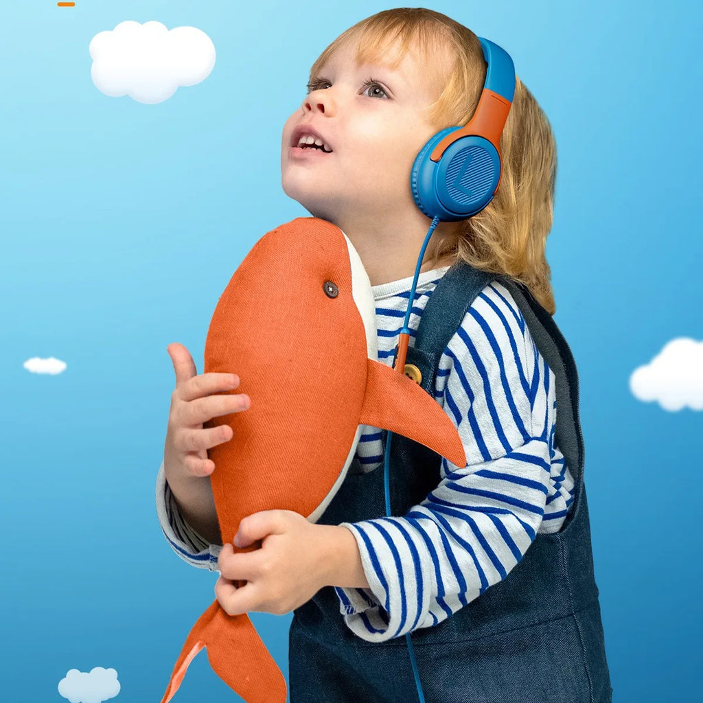 Kids Wired Headphones with Microphone - Foldable Over-Ear Tidesmit Tidesmit