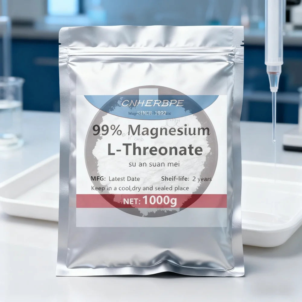Global AliExpress Official Designated Direct Sales Top Product 99% Magnesium L-Threonate Customized Packaging Fast Delivery