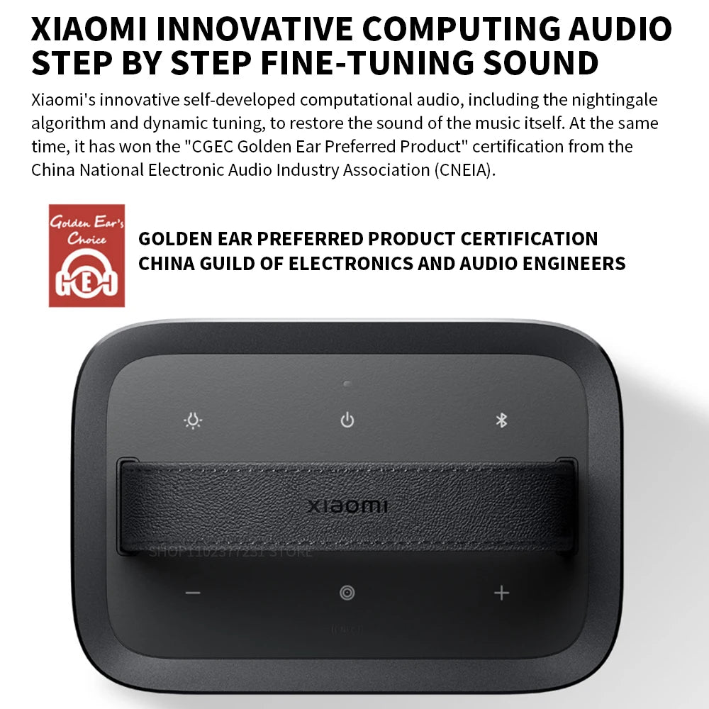Xiaomi Outdoor Bluetooth Speaker Camp Six-Unit Flagship Acoustics, Co-Tuned with Harman, 14-Hour Long Battery Life