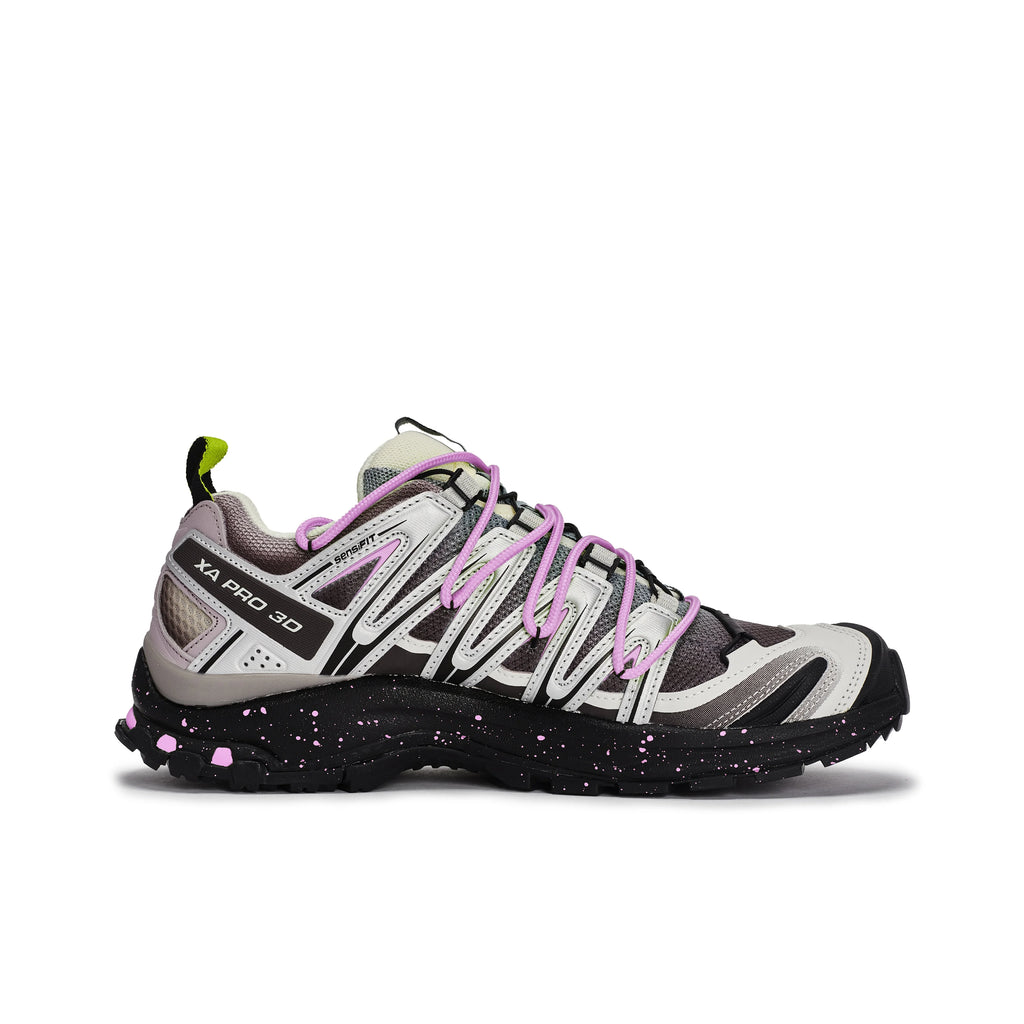 POIZON SALOMON XA PRO 3D Abrasion Resistant Abrasion Resistant Low top Running Shoes Unisex Silver Gray Black Pink