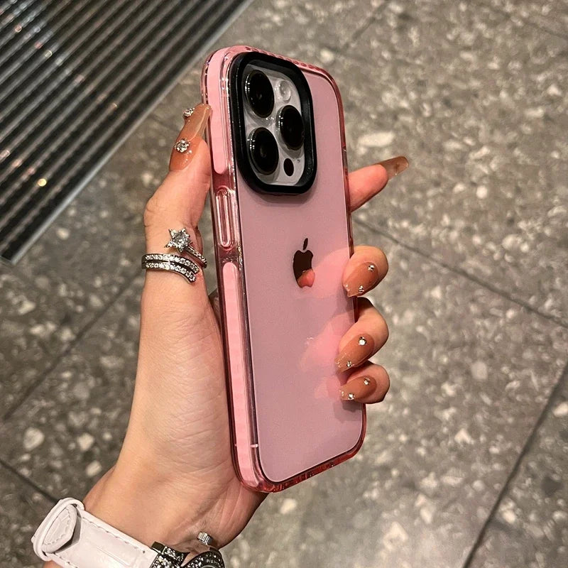 Shockproof iPhone Case with Airbag Bumper - Clear Slim Fit Protection Tidesmit