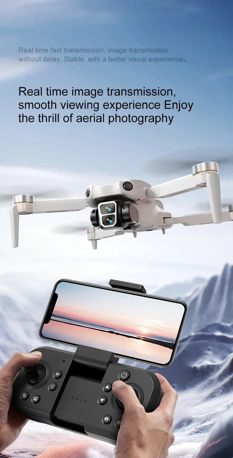 4K Camera Drone with Obstacle Avoidance - Brushless Motor Foldable Design Tidesmit