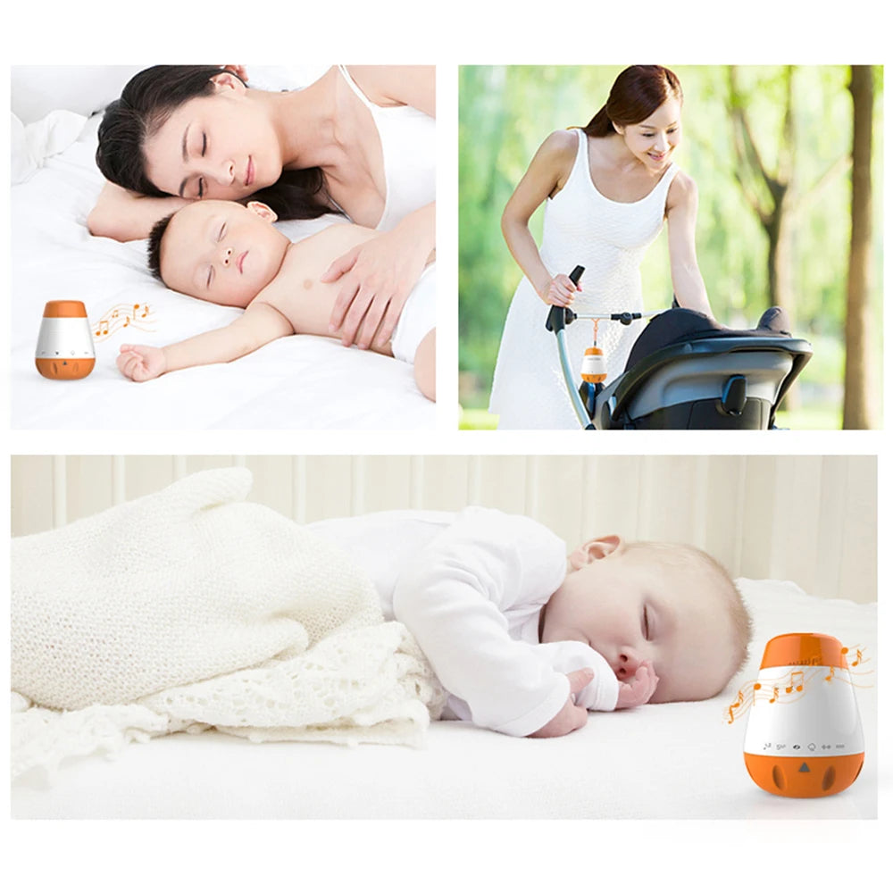 Baby White Noise Machine Smart Music Voice Sensor Infants Bad Sleep Helper Therapy Sound Monitor Generator for Baby Adult