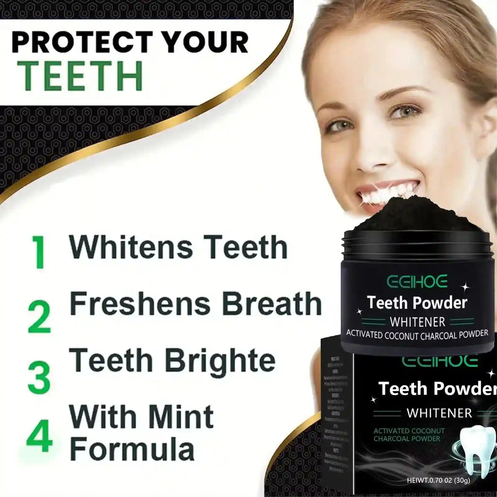 Tidesmit natural teeth whitening powder for deep cleaning and daily fresh breath