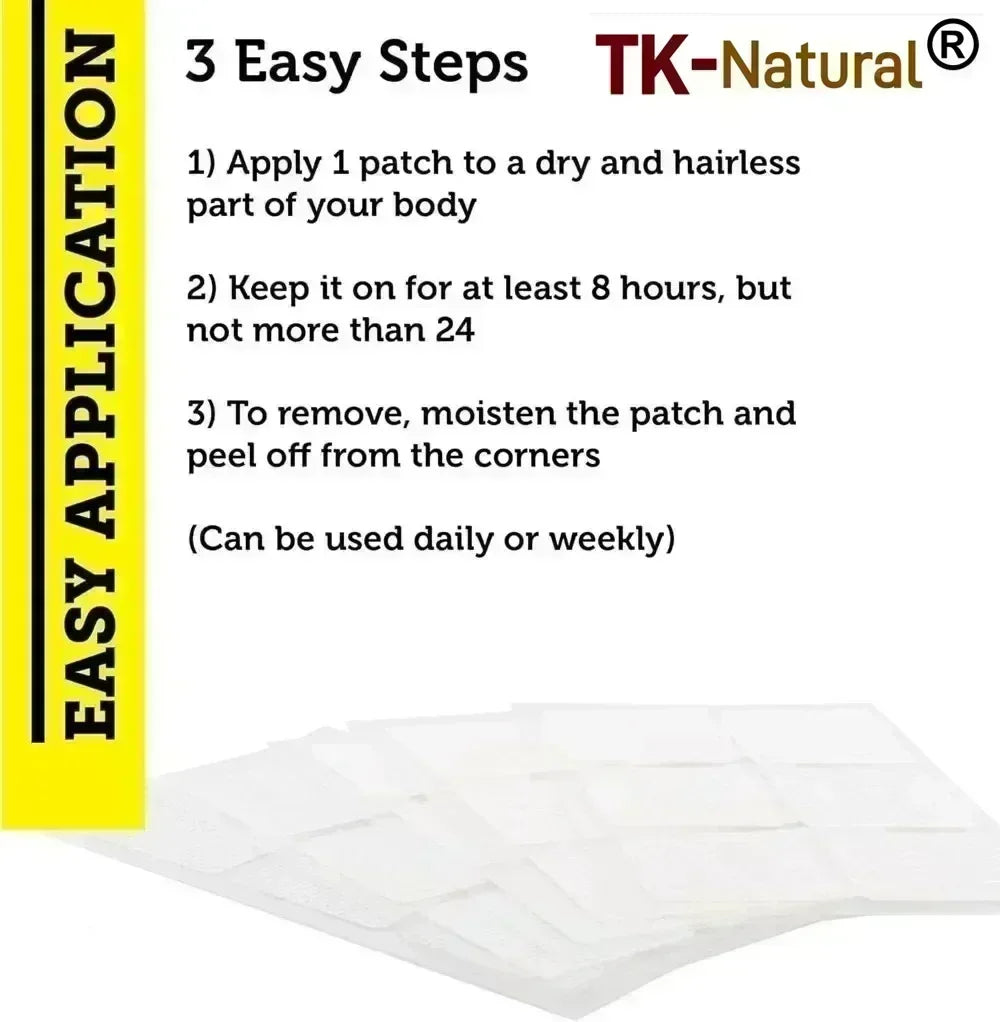 30 Patches Cortisol Transdermal Patches for Women with Ashwagandha, Magnesium, Rhodiola Rosea Support Mood, Focus