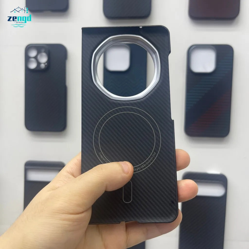 Honor Magic V5 Kevlar Magnetic Case: Slim Shock-Absorbing Cover Tidesmit