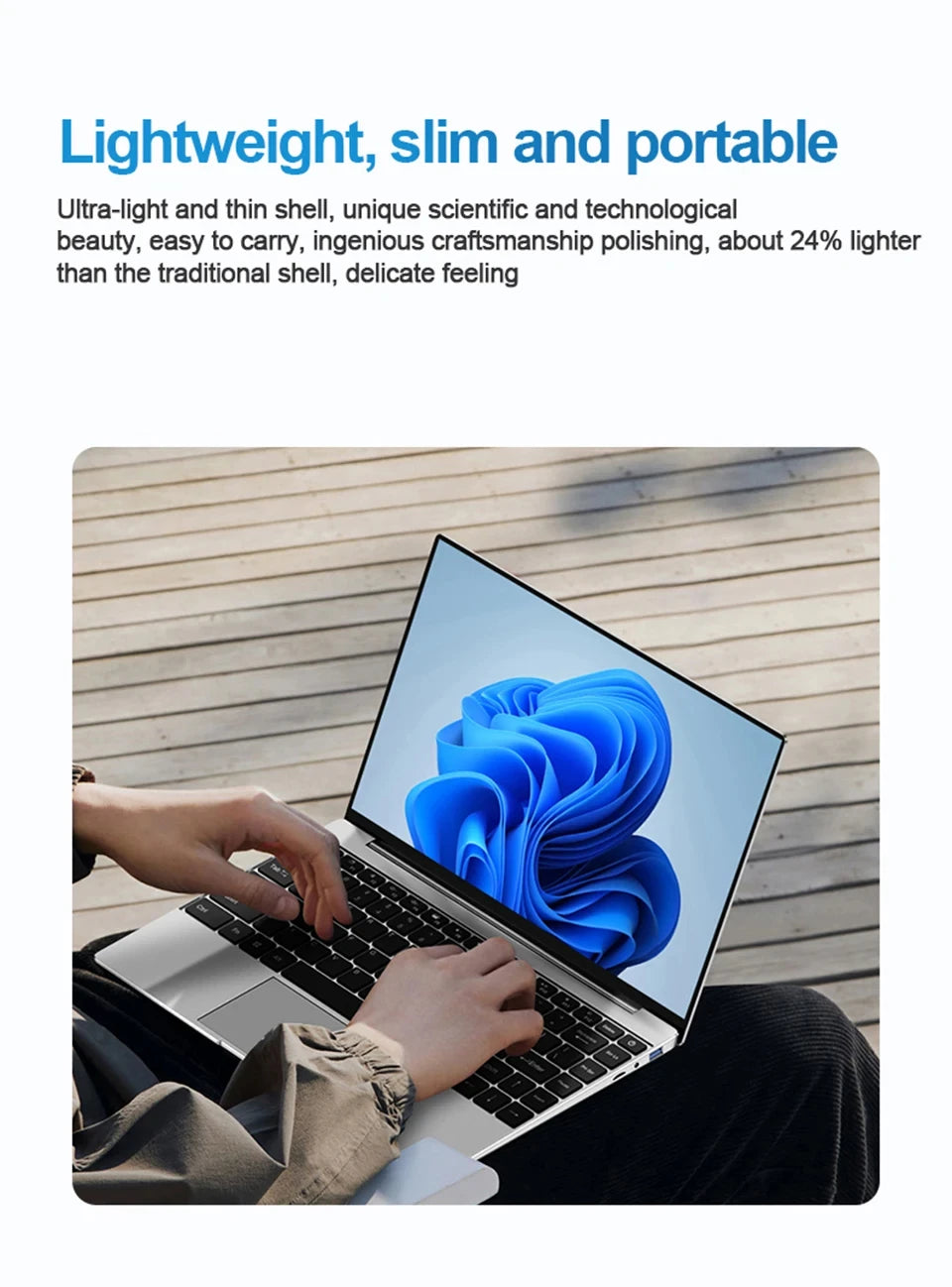 2026 New 14.1" Laptop Computer Intel N150 Windows 11 Pro 16GB RAM 1TB M.2 SSD Gaming Notebook PC 1920*1080 HD Portable Laptops