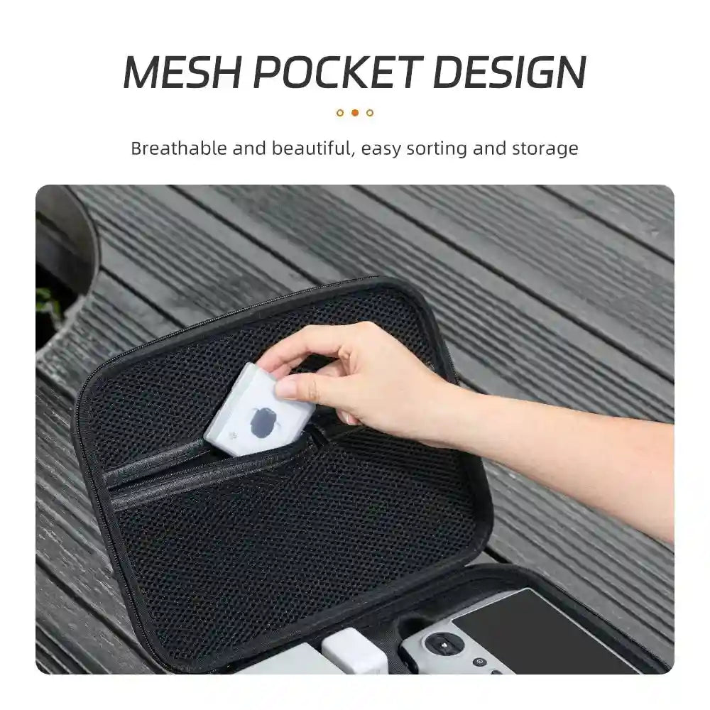 DJI Mini 4 Pro Hard EVA Carrying Case - Waterproof Travel Protection Tidesmit