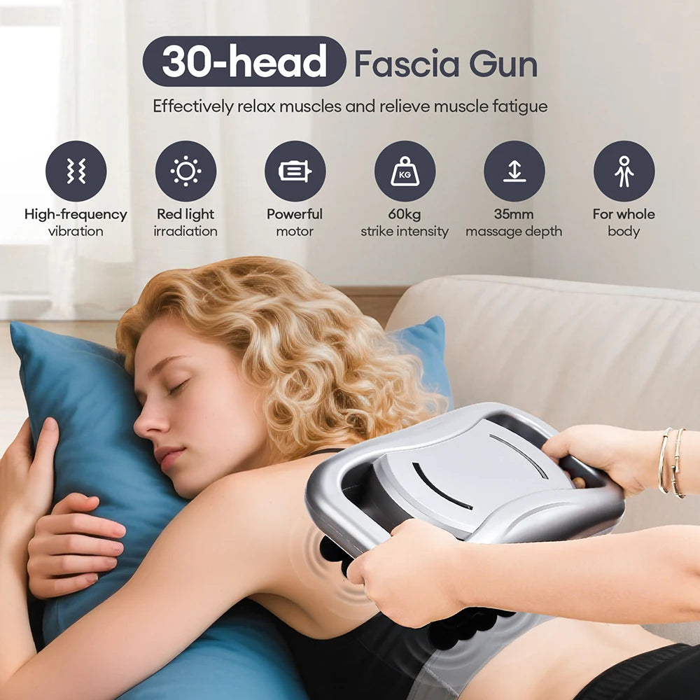 Deep Tissue Massage Gun: Percussion Muscle Recovery Tool Relaxation Treatment Tidesmit