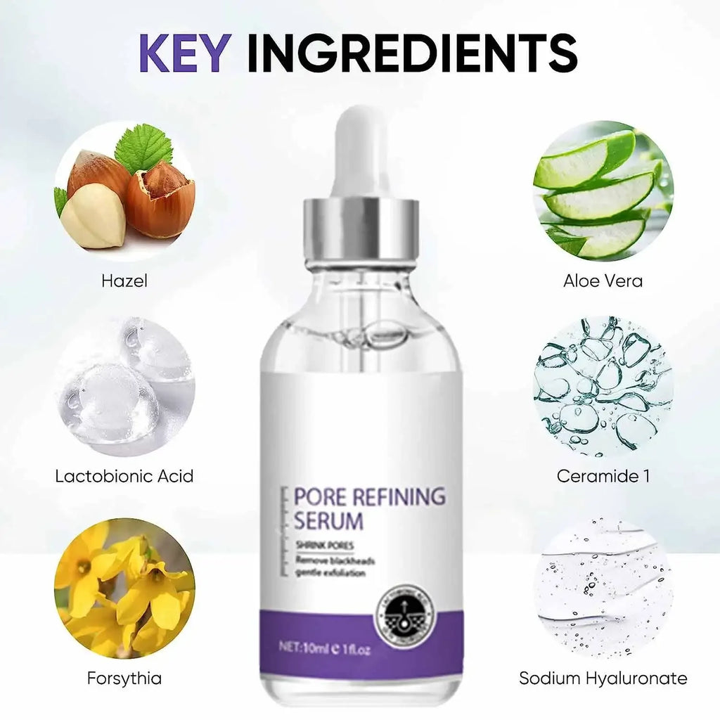 Pore Shrinking Serum for Face - Tightening Formula by Tidesmit Scrubs Treatments Tidesmit