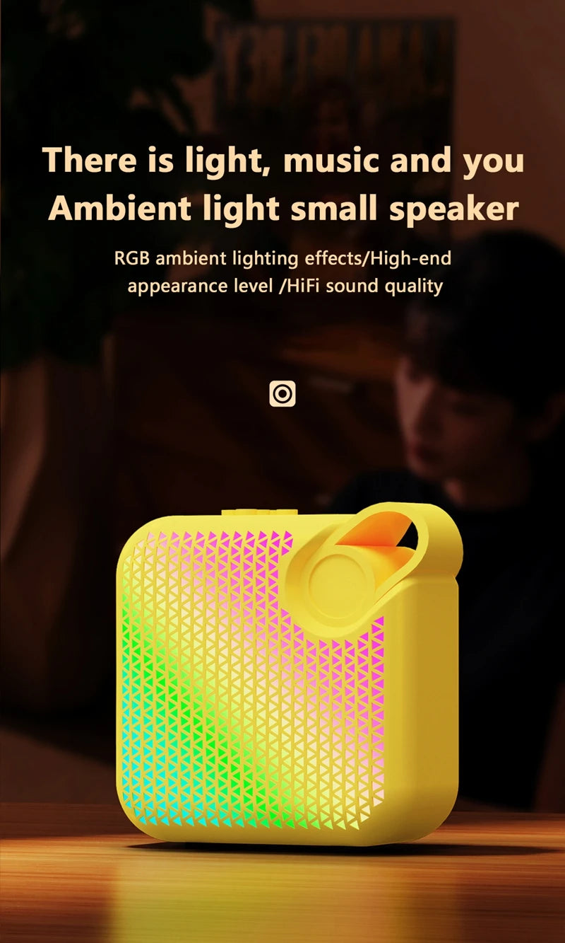 Lenovo Bluetooth Speaker HIFI Speakers Soundbar Portable Bluetooth5.0 Wireless Soundbar 500mAh Battery For Outdoor Indoor Sports