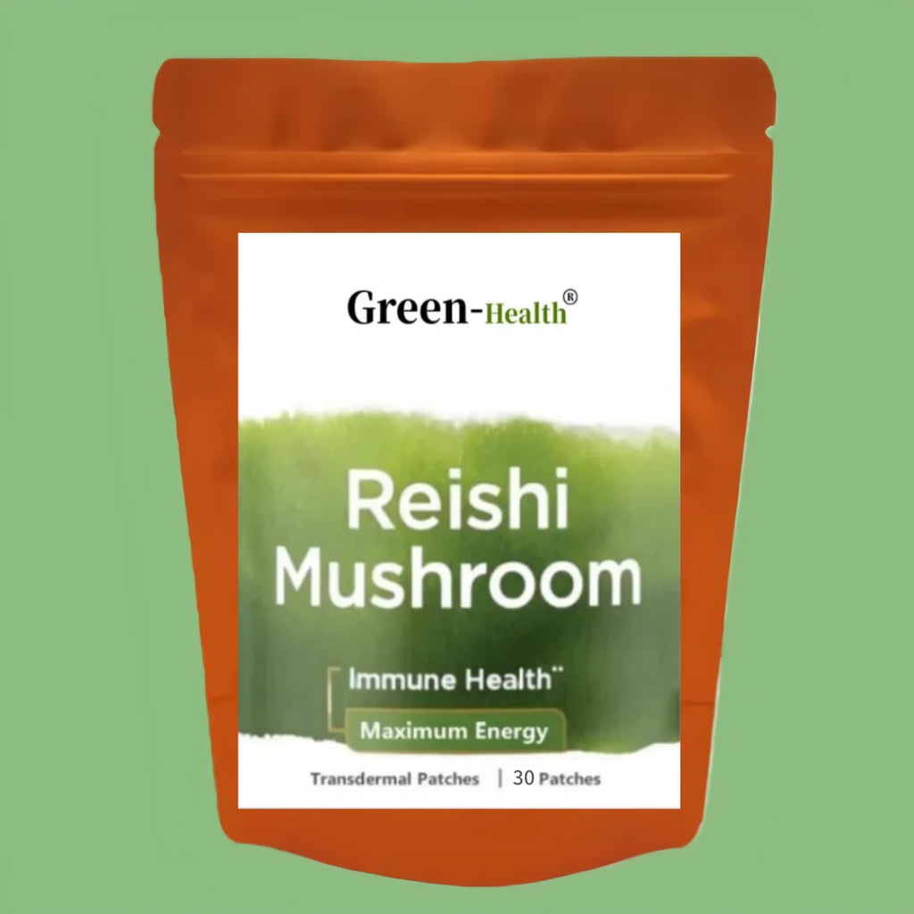 TRANSDERMAL 30 Patches ORGANIC GANODERMA REISHI MUSHROOM POWDER 20:1 EXTRACT - 100% PURE NO FILLERS!!