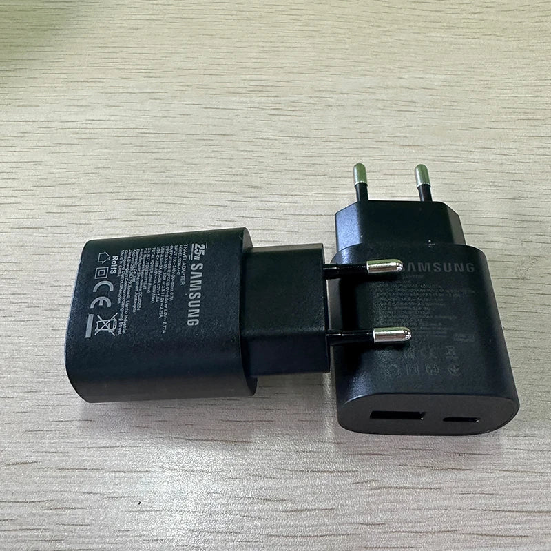 Samsung 25W USB-C Fast Charger Adapter - EU & US Plug Options Tidesmit