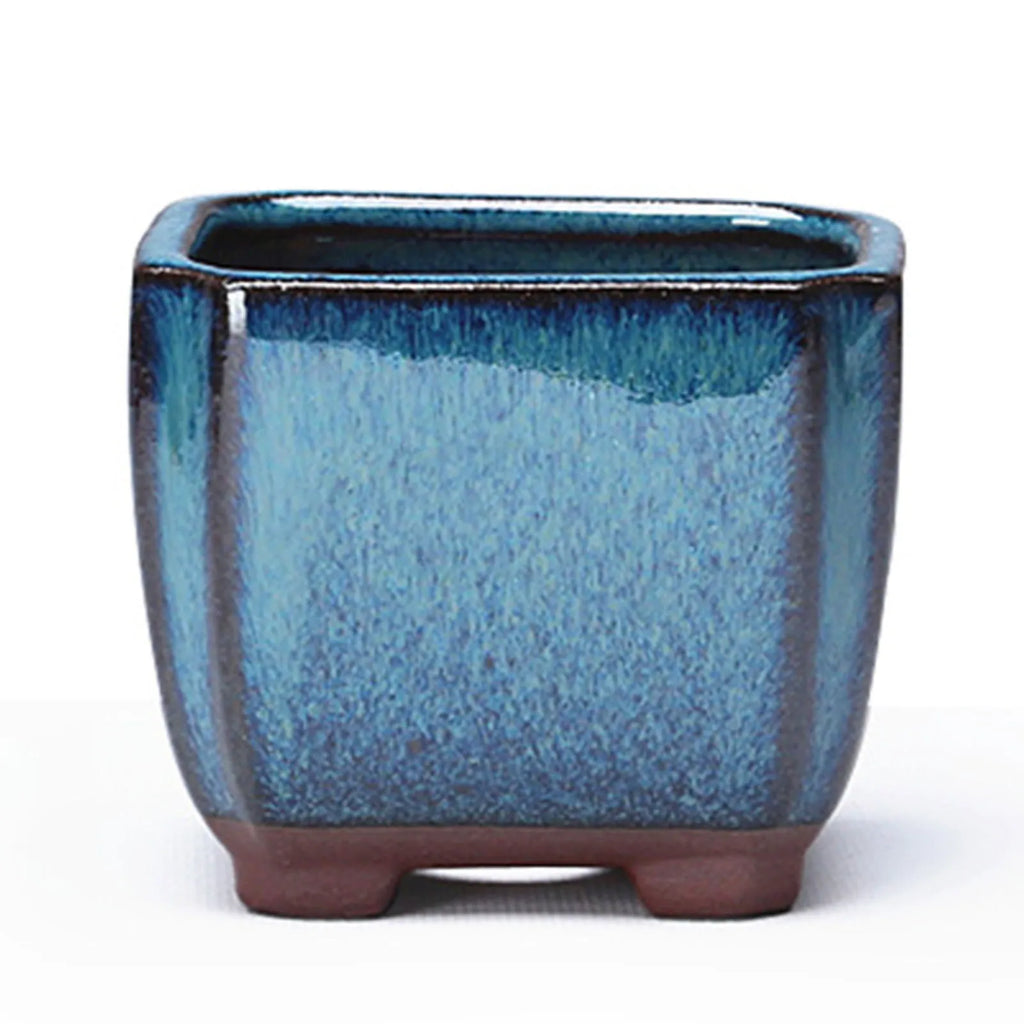 Ceramic Succulent Flower Pot with Vent Design Easy to  for Indoor and Outdoor Plants