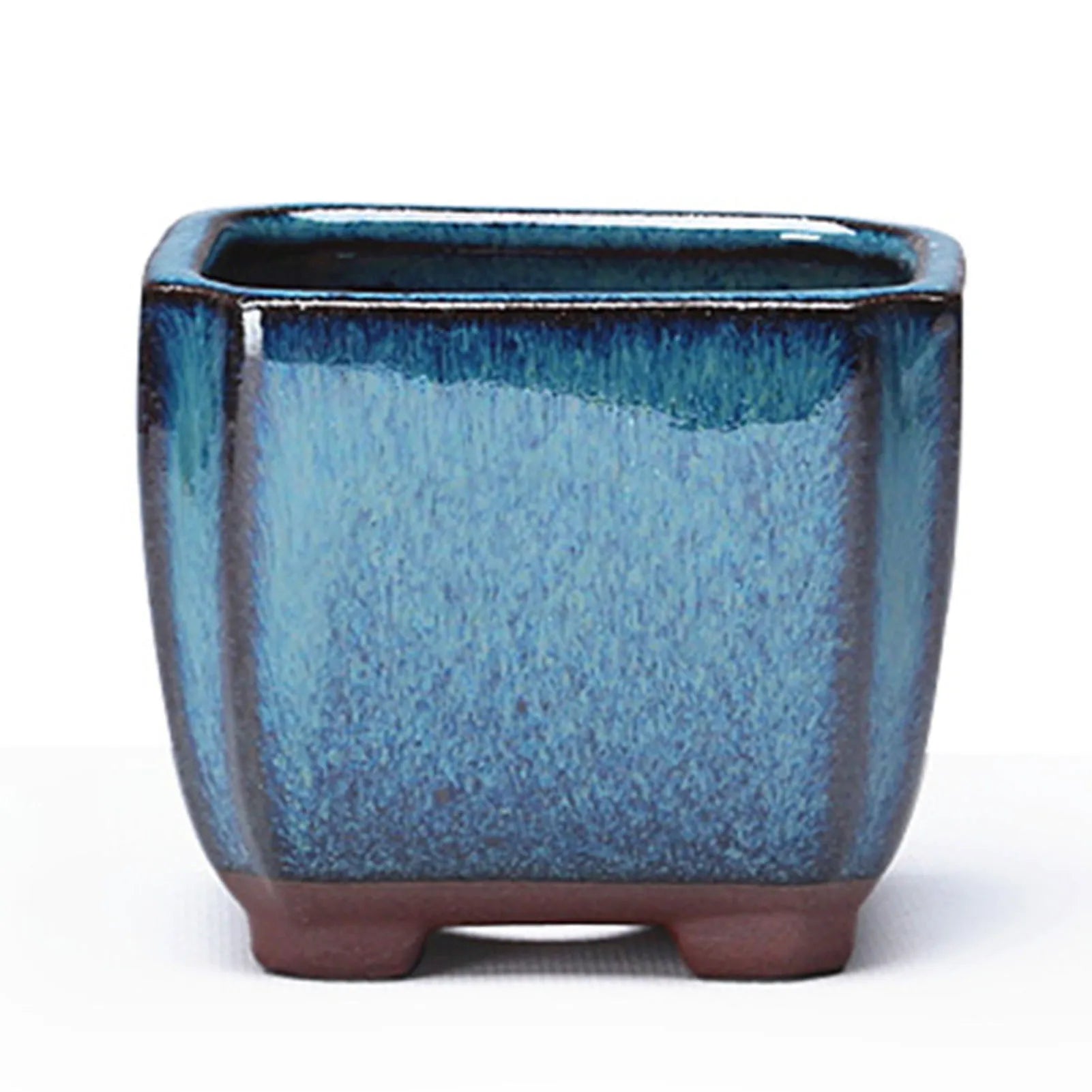 Ceramic Succulent Flower Pot with Vent Design Easy to  for Indoor and Outdoor Plants