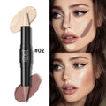 Tidesmit double-headed contouring stick with highlighter for V-face sculpting and defined nose bridge face makeup