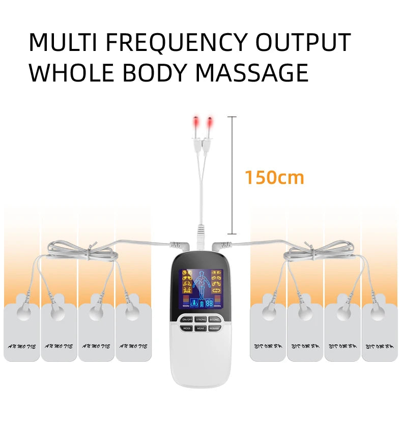 Tidesmit Electric Muscle Stimulator | Rechargeable Heat Therapy Massager Massage Chairs Tidesmit