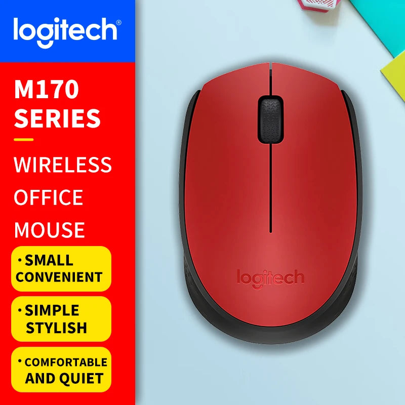 Logitech (M) Series Wireless Wired Office Mouse for Laptops, Quiet and Portable for Business and Home Use M650 M350 M350P M185