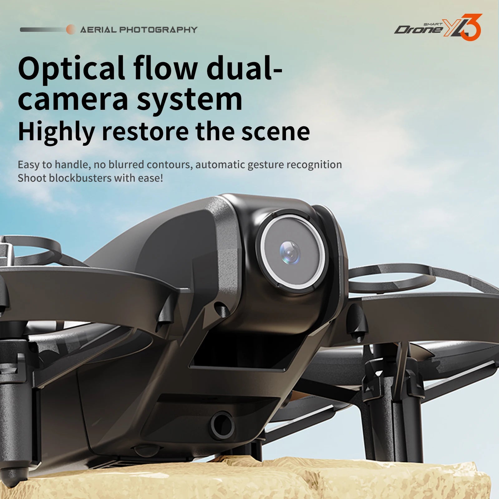 4K Camera Drone for Kids: Foldable Quadcopter with Remote Screen Tidesmit