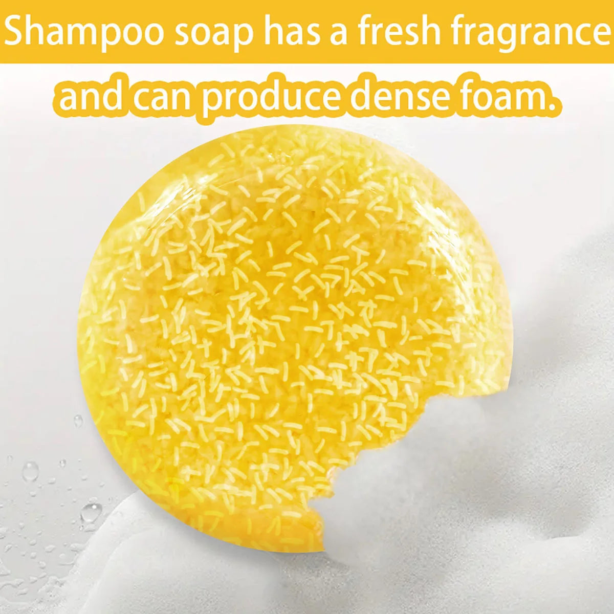 Ginger Hair Shampoo Bar,Natural Organic Ginger Soap for Hair Growth,Anti Hair Loss,Refreshing & Hydrating,Deep Cleansing Scalp