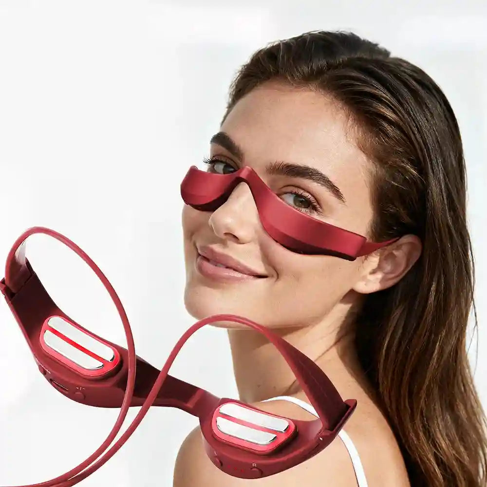 3D Heated Eye Massager Glasses - Portable Fatigue Relief USB Device Eye Massage Instrument Tidesmit