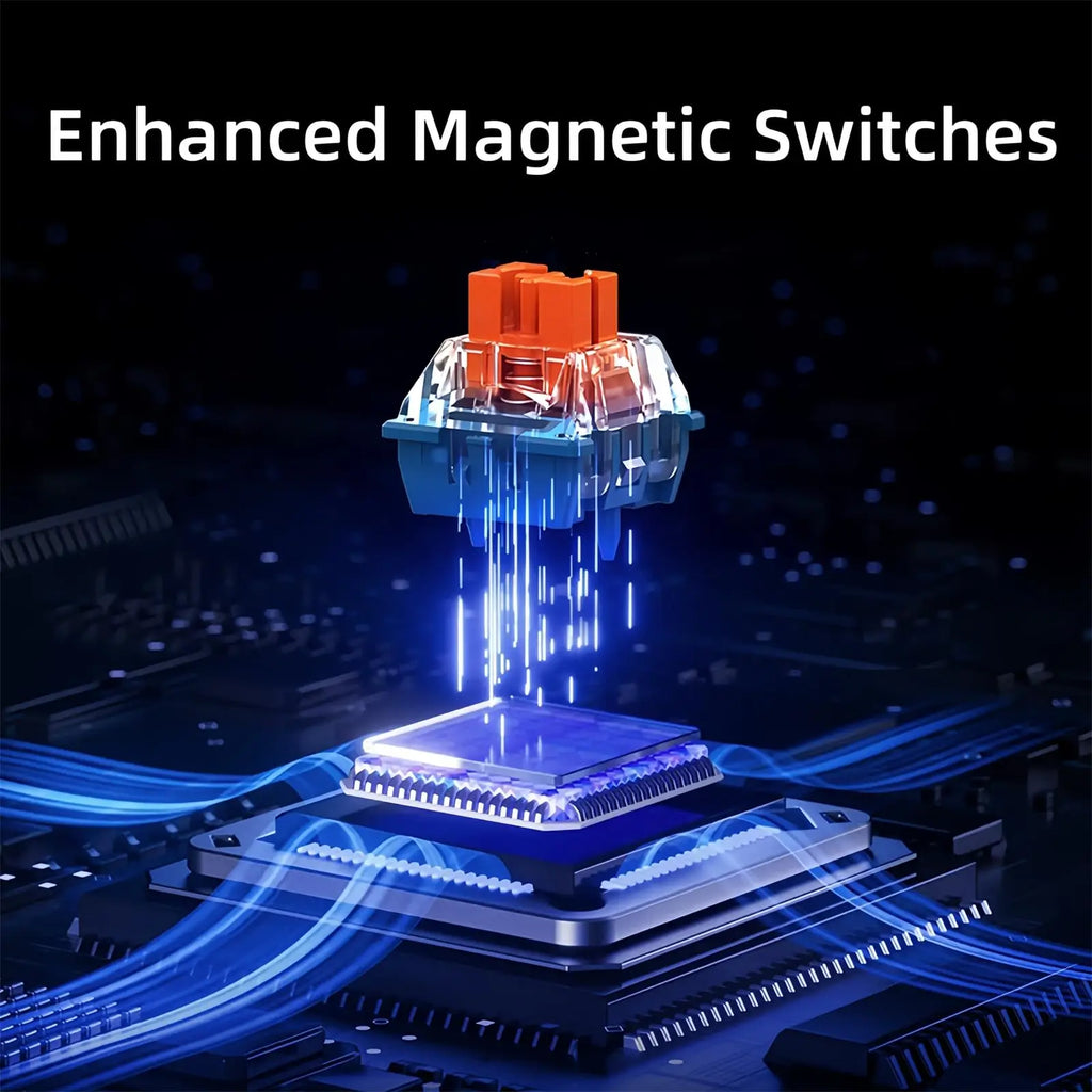 MCHOSE ACE68 Magnetic Keyboard Wired Mechanical Gaming 0.01mm RapidTrigg 8000Hz SOCD/Rs 0.125ms 128K Sampling Rate for Logitech