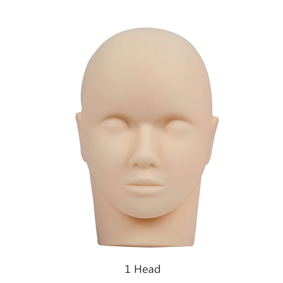 Tidesmit mannequin training head with removable eyelids for professional eyelash extension and makeup practice