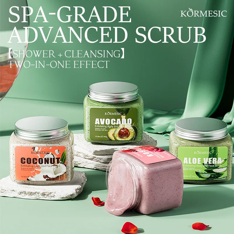 Avocado Facial Scrub & Moisturizing Cream - Natural Exfoliation Care Scrubs Treatments Tidesmit