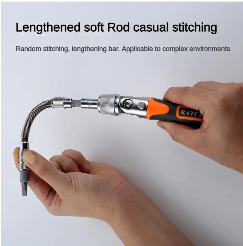 38pcs Professional Motorcycle Bicycle Maintenance Tool Set Quick Hand Tool Ratchet Screwdriver Sleeve Portable for Bike Repair