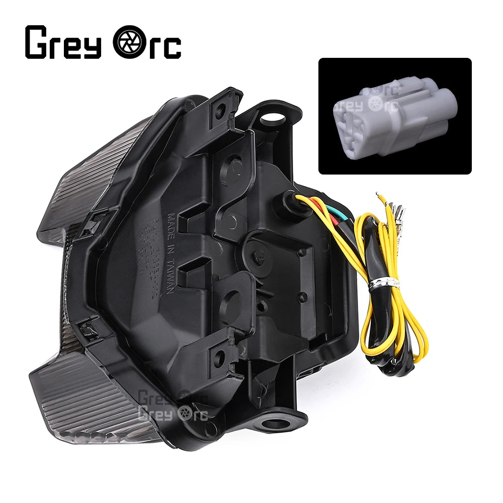 Motorcycle LED Rear Tail Light Brake Turn Signal Integrated Light For Yamaha MT-07 MT07 2018 2019 2020 2021 2022 2023 2024