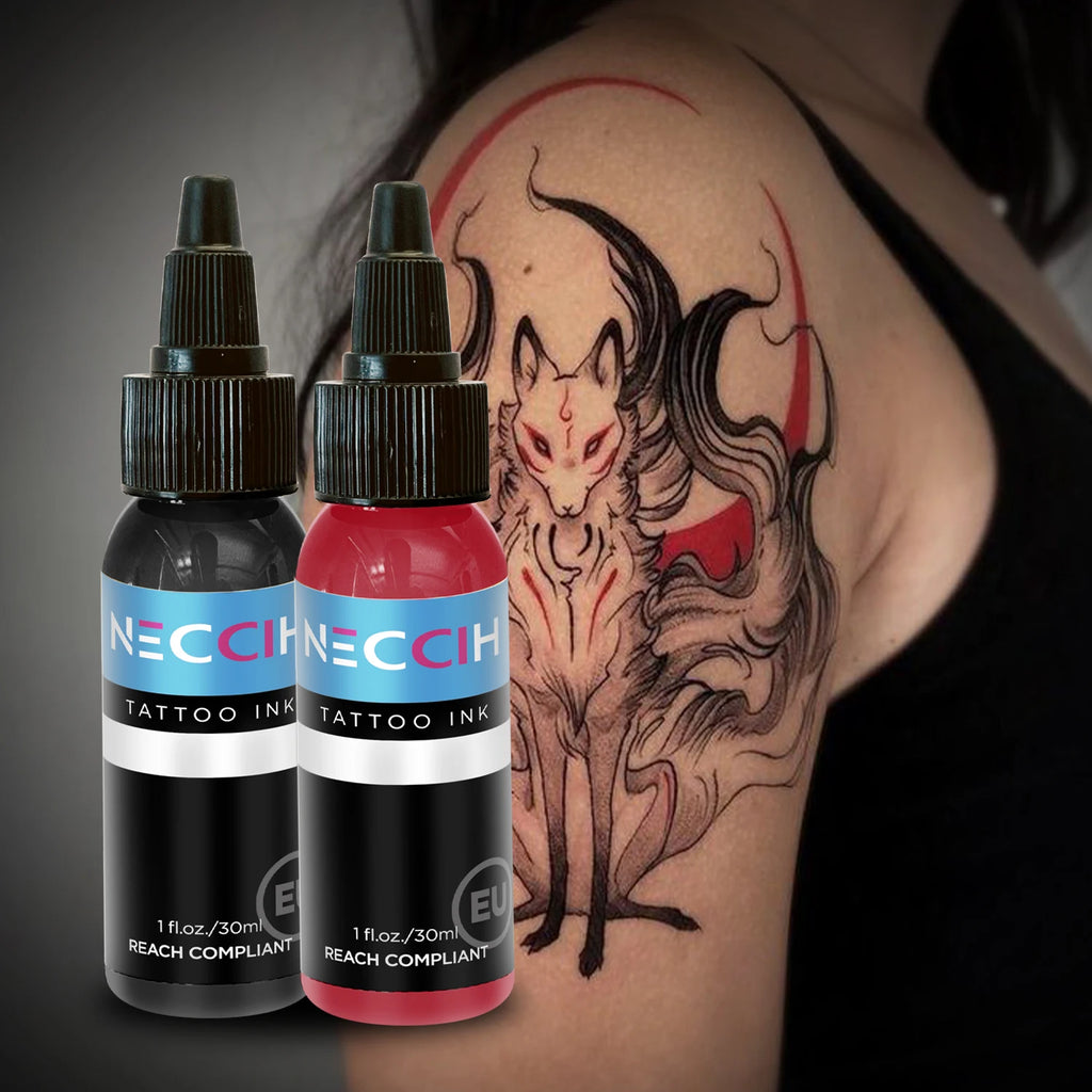 Tattoo Ink Pigment 30ml - Professional PMU Semi-Permanent Set Permanent Makeup Machines Tidesmit