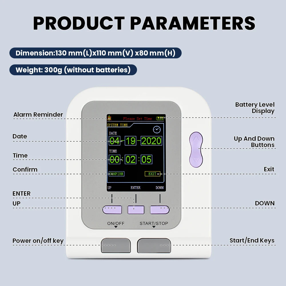 CONTEC 08A-VET Blood Pressure Monitor Portable Veterinary Digital Animal Electronic Sphygmomanomete PR Pulse Tester 6-11cm Cuff