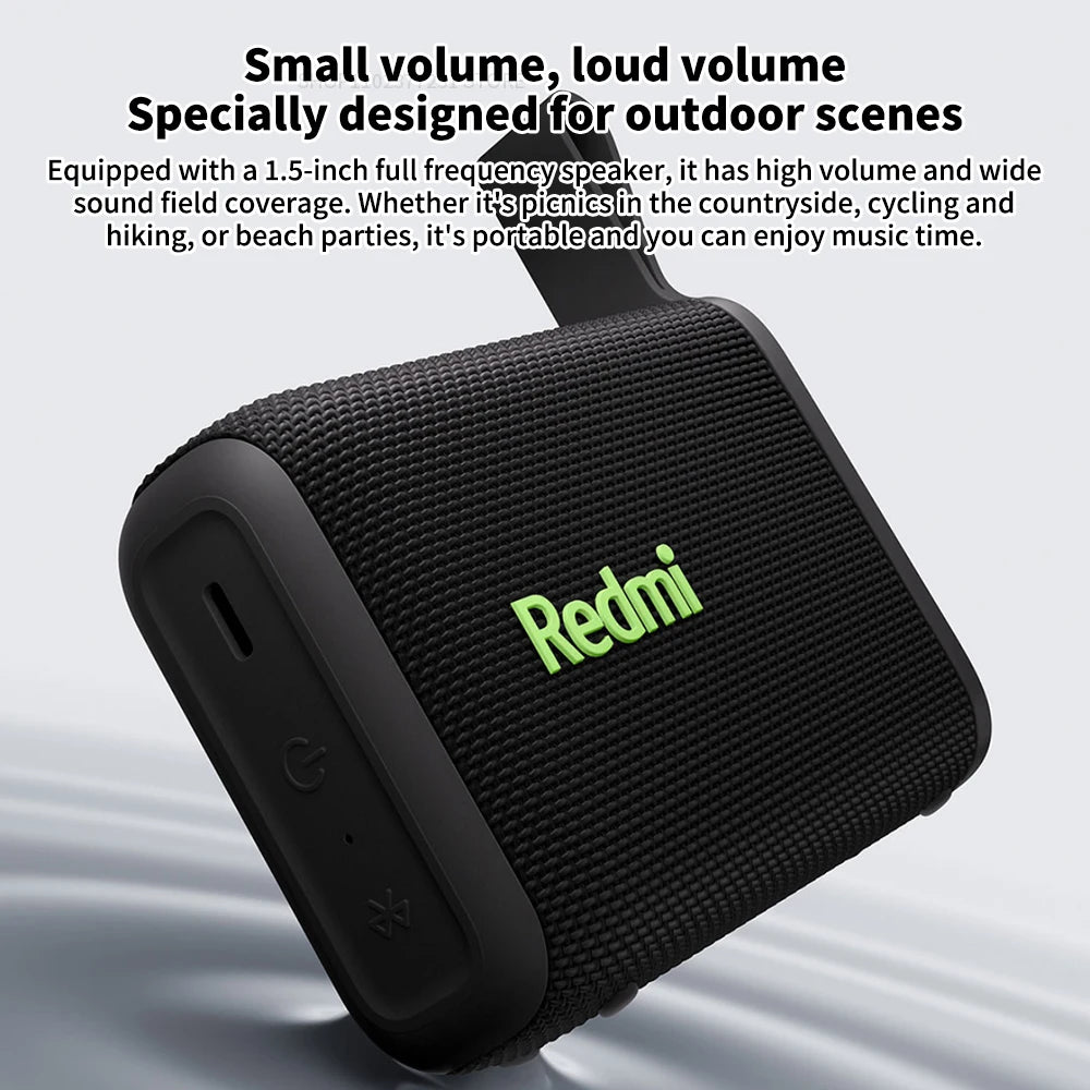 NEW Redmi Portable Bluetooth Speaker Outdoor IP67 Stereo Powerful Sound  Box BT5.3 RGB Dual Pairing TWS Connectivity Colorful