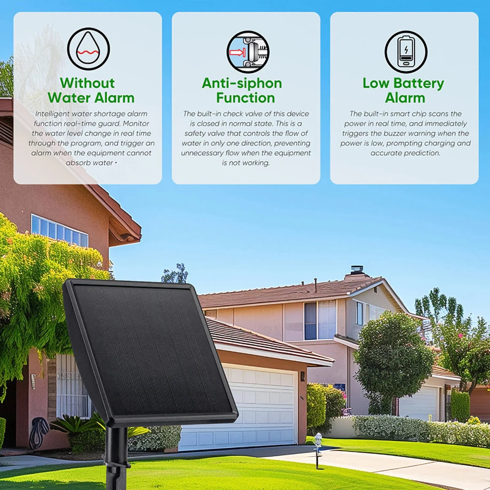 Solar Irrigation System Intelligent Water Pump Intelligent Automatic Drip Irrigation Garden House Potted Plants Balcony Planting