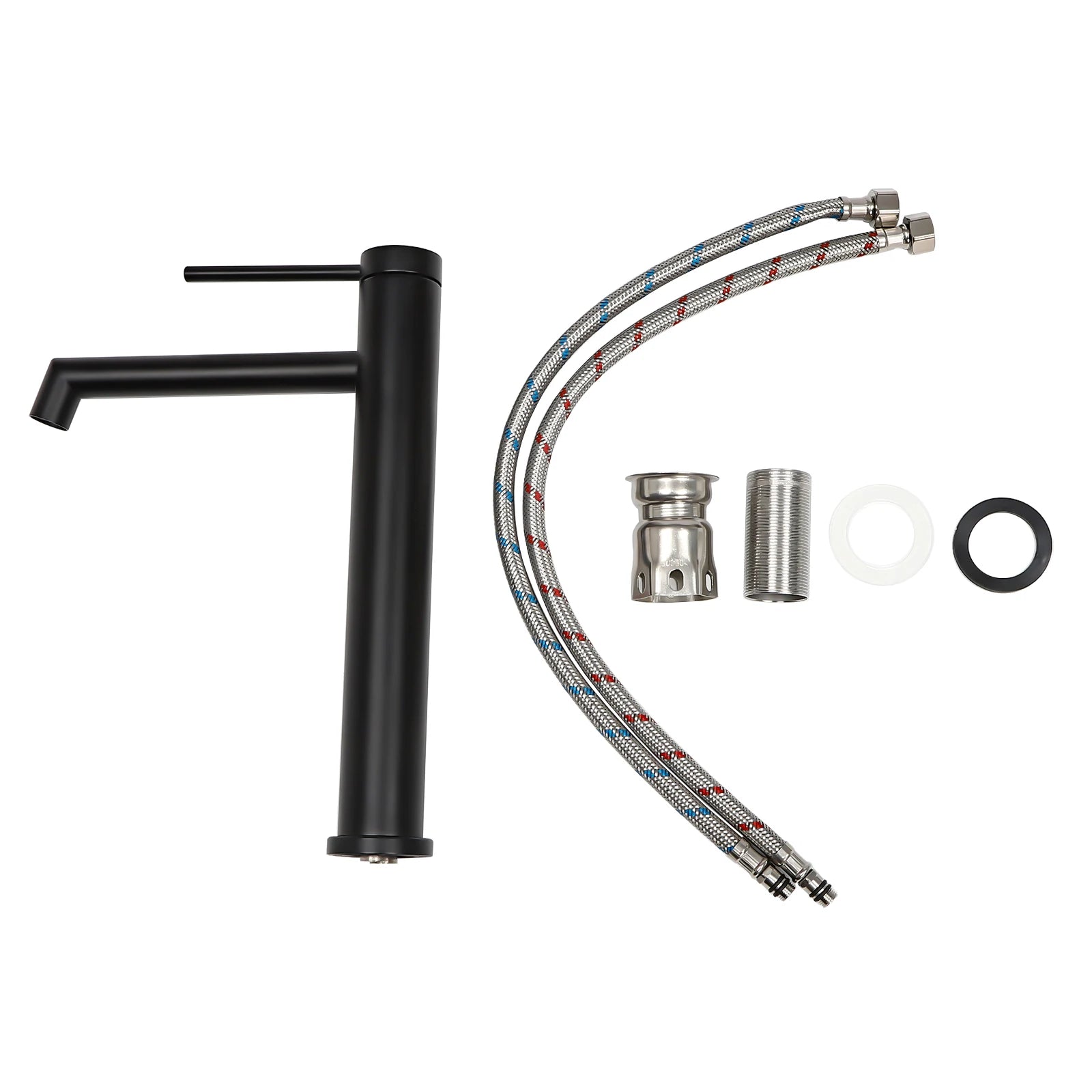 Wash Basin Mixer Tap Rust Resistance Easy to Install Bathroom Faucets Easy to Clean for Kitchens/Restaurants/Laundromats