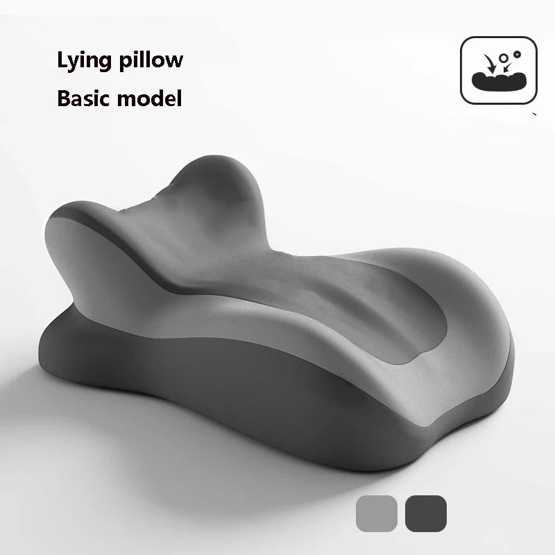 Ergonomic Memory Foam Wedge Pillow for Neck and Leg Pain Relief Massage Cushion Without small pillow Tidesmit