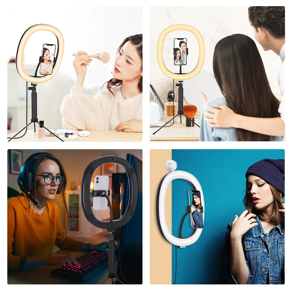 10 Inch LED Ring Light with Tripod for Content Creation - Tidesmit Tidesmit