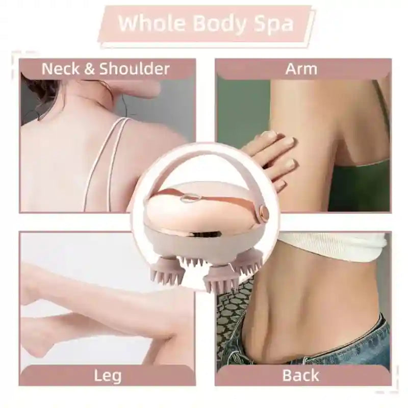 Electric Scalp Massager | Waterproof Deep Tissue Relief | Tidesmit Massage Roller Tidesmit