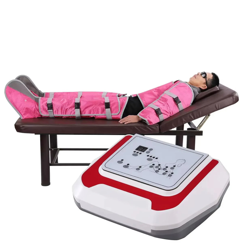 Pressotherapy Machine for Lymphatic Drainage - Full Body Massage Massage Chairs Red Tidesmit