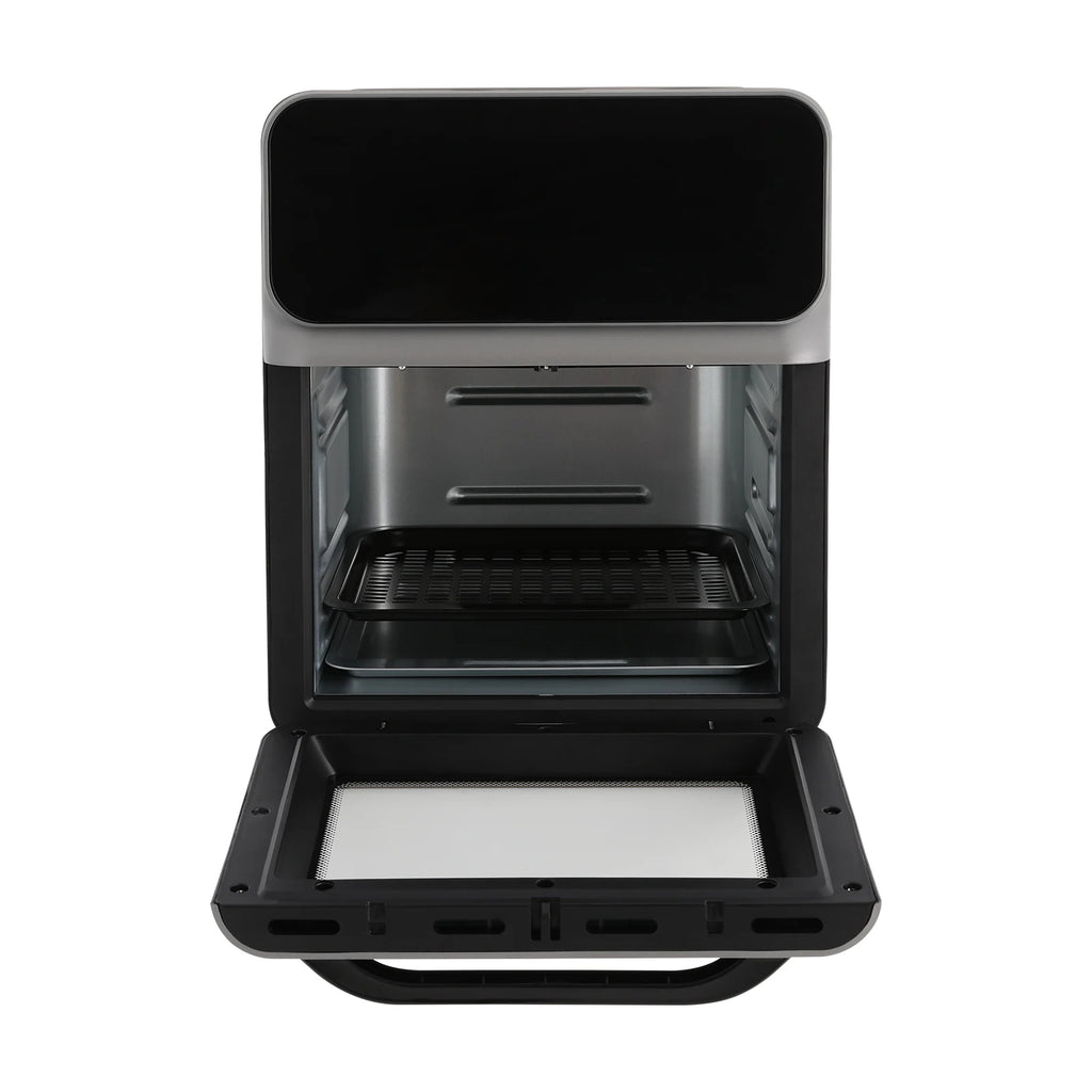 Air Fryer 10L 2.64Gal, Hot Air Fryer with Viewing Window & Touchscreen, 1350W 176-392°F for Family Meals