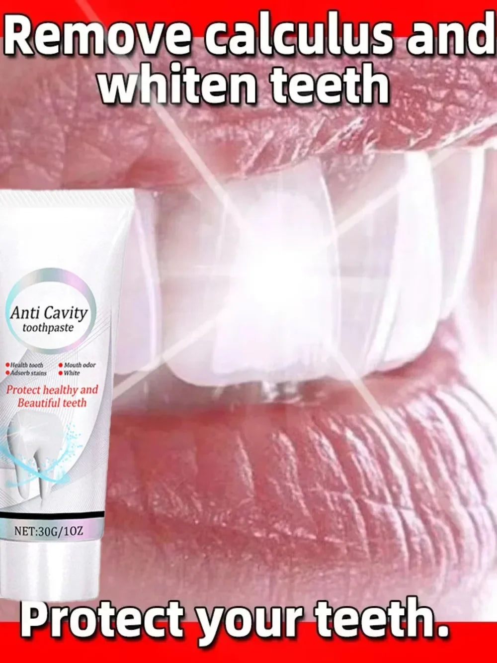 Tidesmit teeth whitening toothpaste for cavity prevention, plaque removal, and fresh breath relief