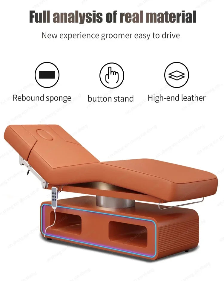 Electric Lifting Facial Beauty Bed - Adjustable Massage Chair Massage Chairs Tidesmit