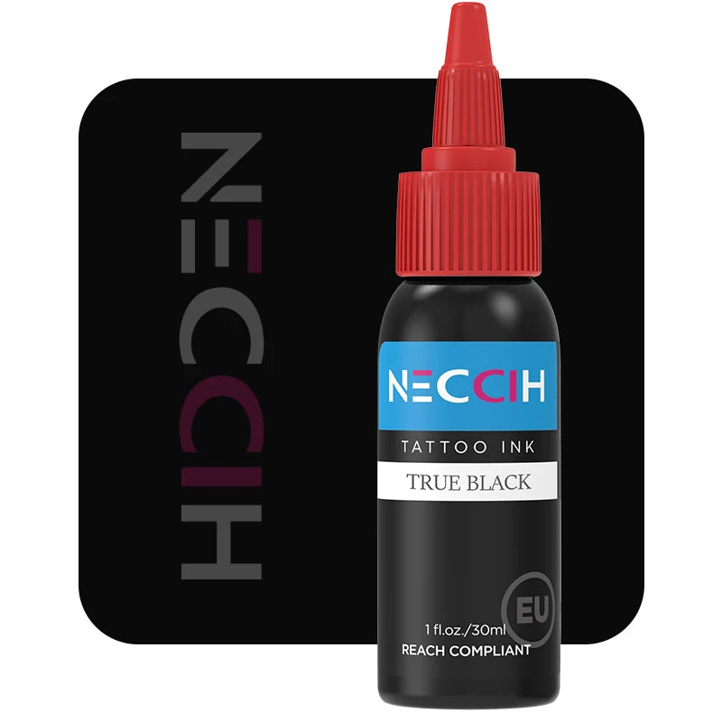 Tattoo Ink Pigment 30ml - Professional PMU Semi-Permanent Set Permanent Makeup Machines Ture Black Tidesmit