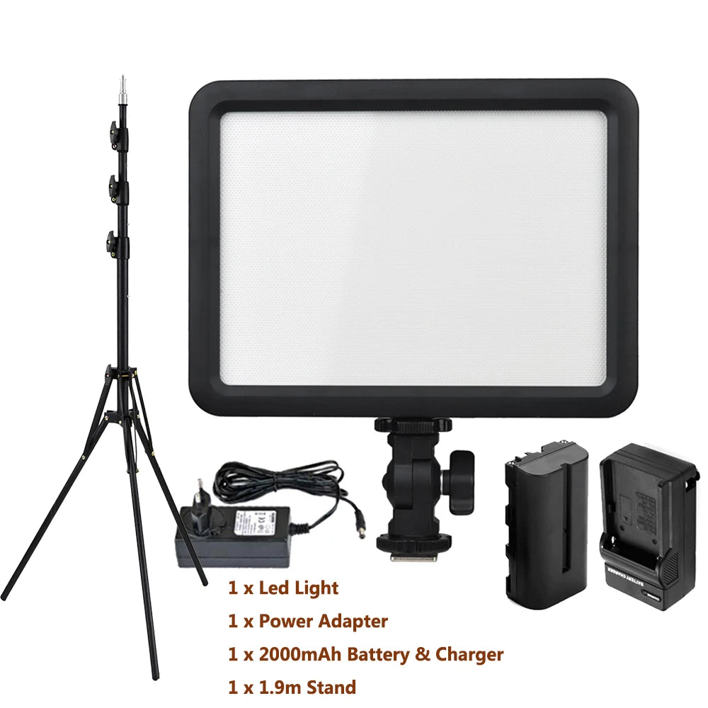 Godox LED Video Light Panel 12W Bi-color Dimmable for Professional Content Kit-5 Tidesmit