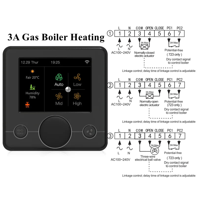 Tuya WiFi Smart Floor Heating Thermostat Regulator Warm Electric/Water Gas Boiler Remote Temperature Controller Alexa Google