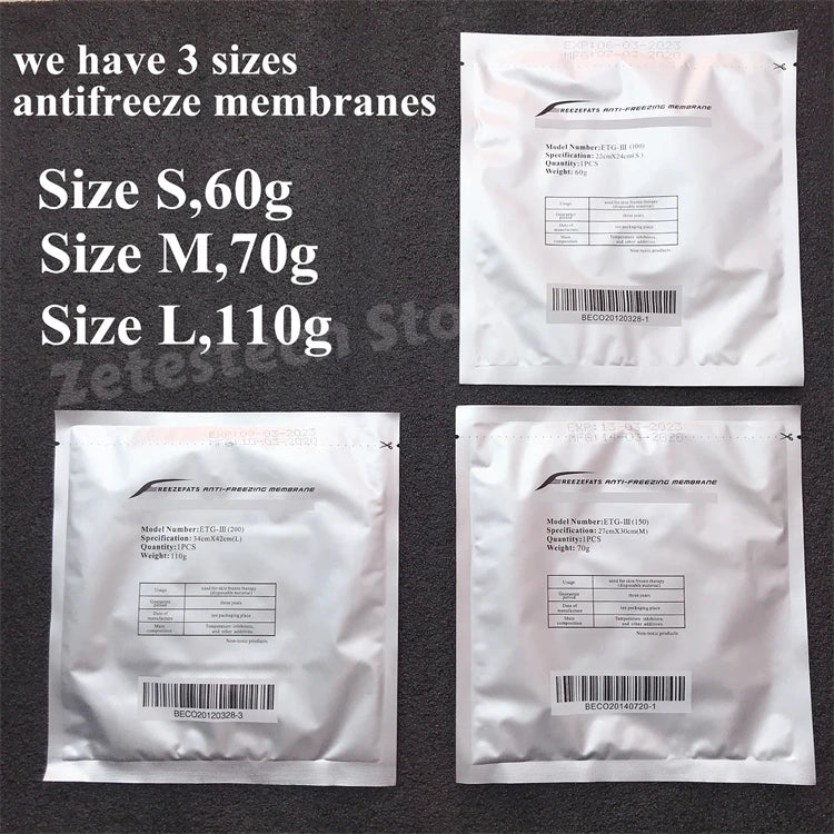 Cryolipolysis Antifreeze Membrane Pads - Skin Protection for Coolsculpting Fascia Gun Tidesmit