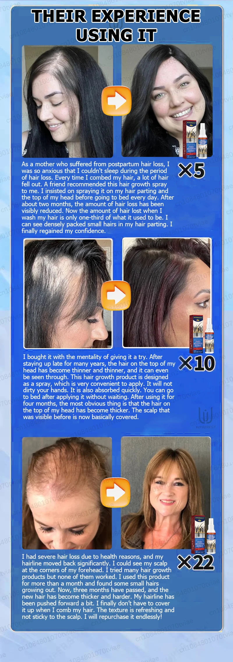 Vitamin C Hair Water Spray Treatment | Salon-Quality Hair Infusion Scrubs Treatments Tidesmit