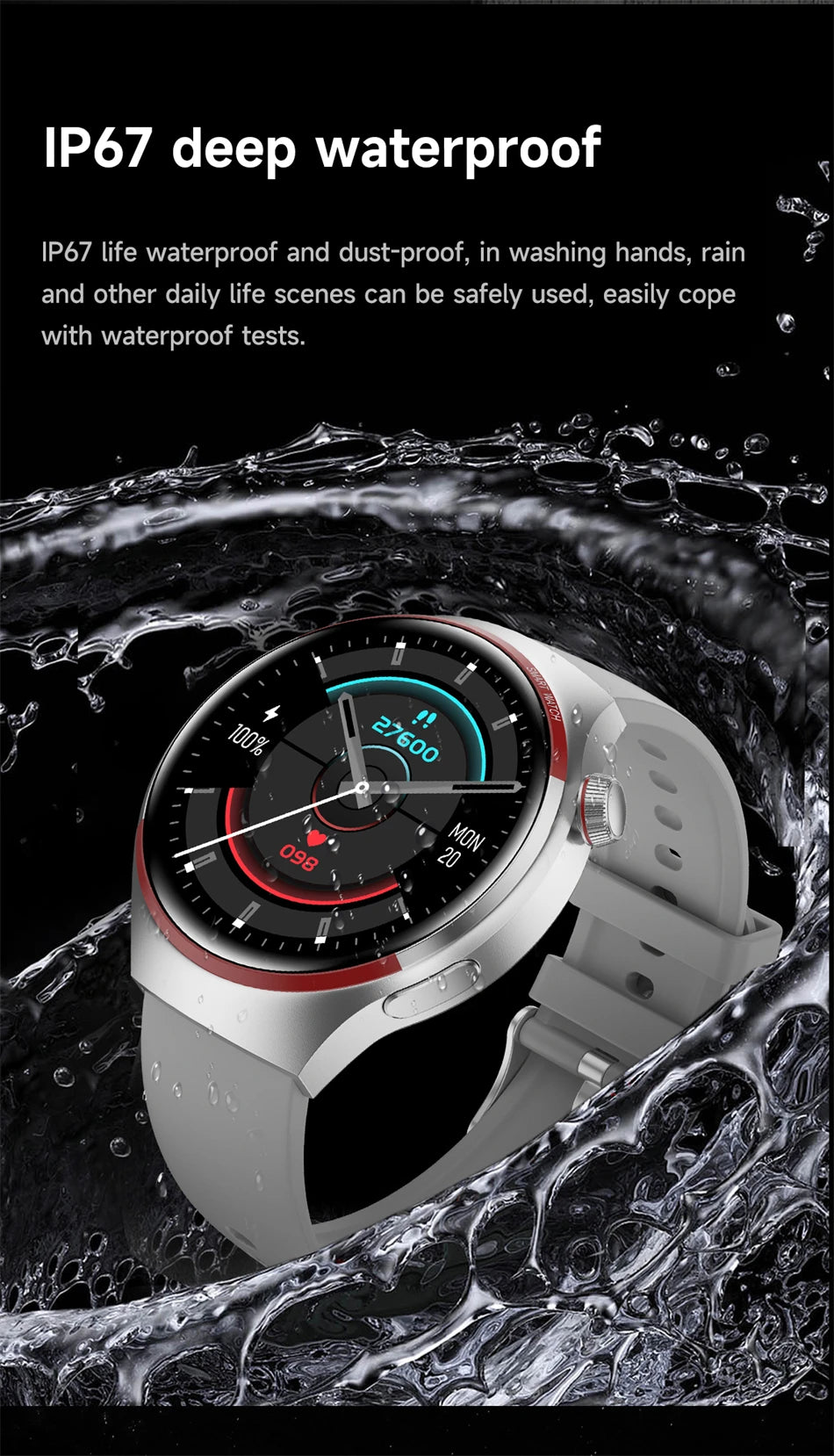 For WATCH 4 PRO Smart Watch Men Space Exploration Edition Bluetooth Call GPS NFC Heart Rate Sports SmartWatch 2026 New