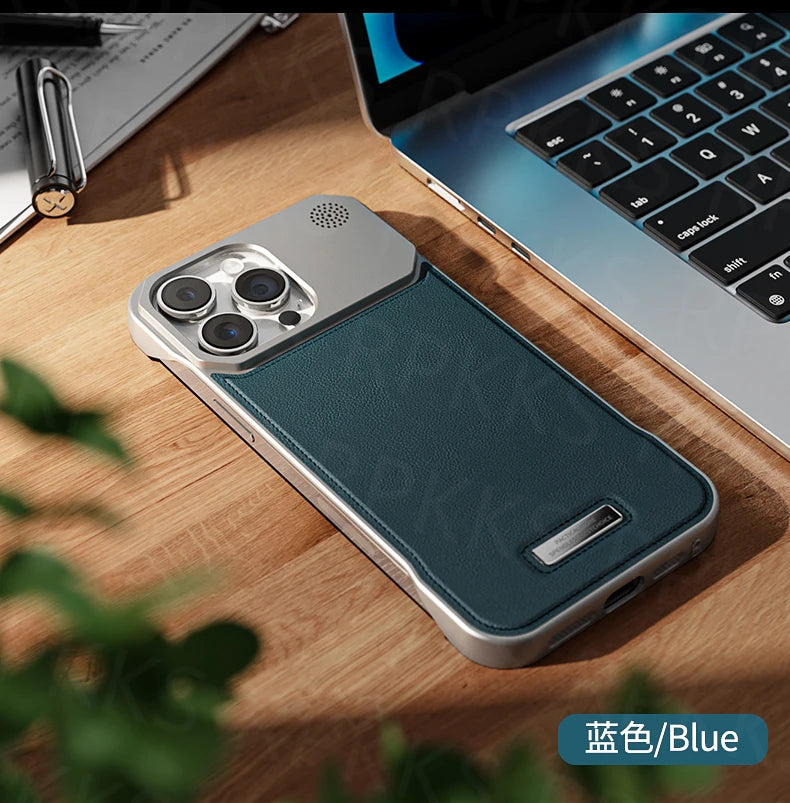 iPhone 15 Leather Aromatherapy Case with Magnetic MagSafe Protection Tidesmit